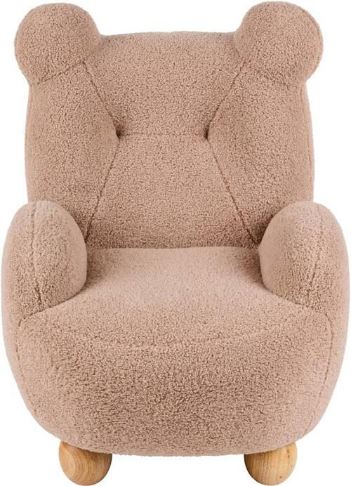 DEČJA FOTELJA    - kapućino, Osnovno, tekstil (50/53/63cm) - Jimmylee