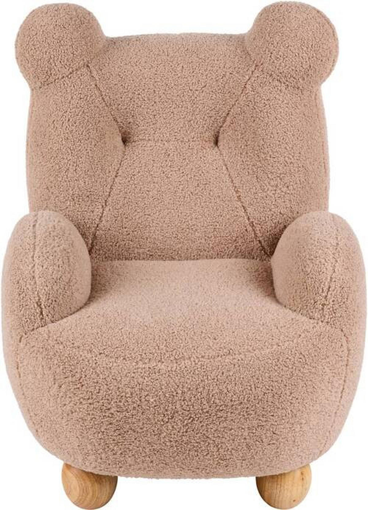 DETSKÉ KRESLO  - cappuccino, Basics, textil (50/53/63cm) - Jimmylee