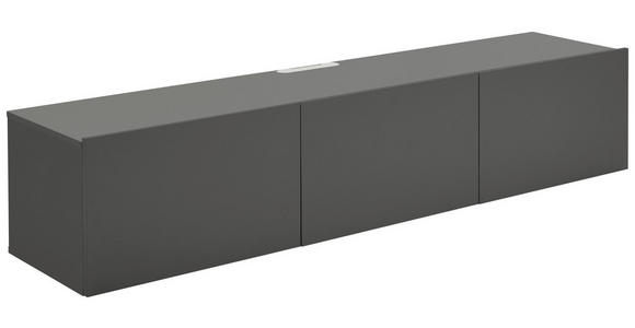 LOWBOARD  in 180/36,7/42 cm  - Anthrazit, Design, Holzwerkstoff (180/36,7/42cm) - Hom`in