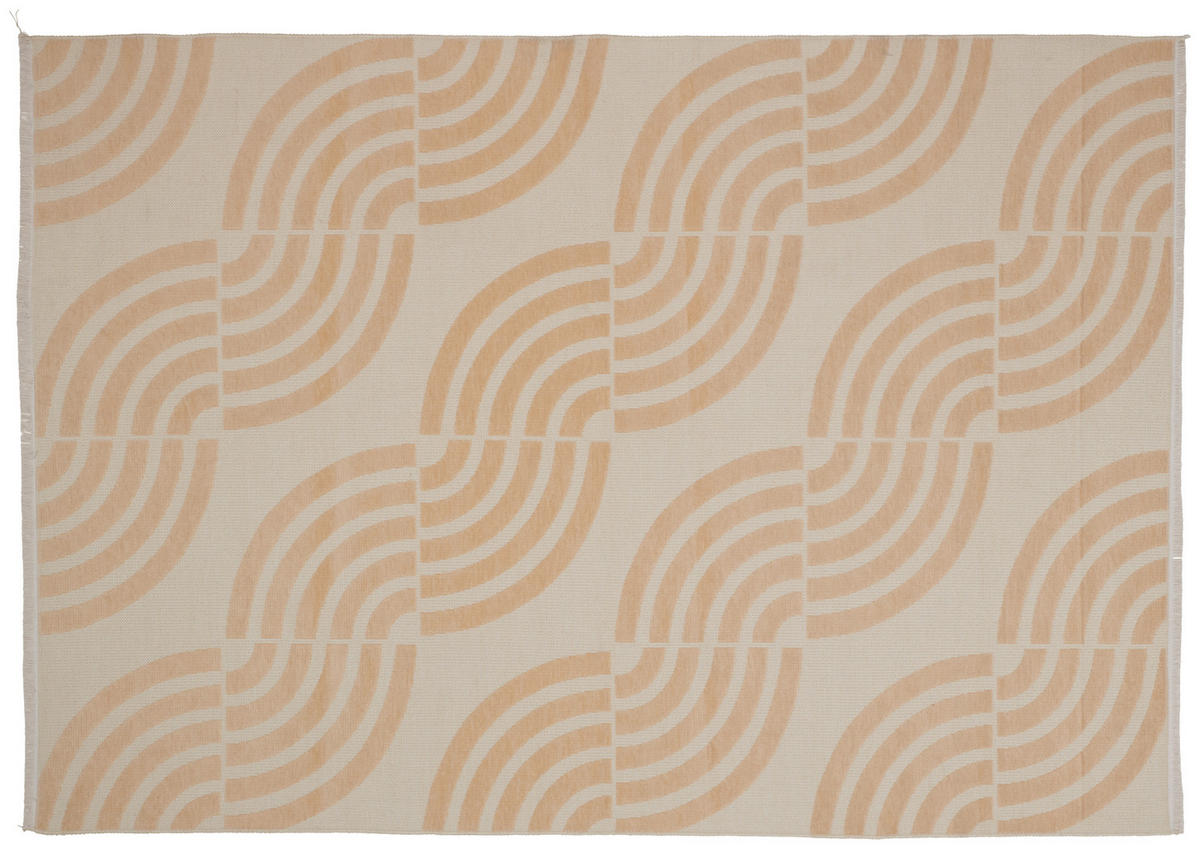 FLACHWEBETEPPICH 80/250 cm Waves Gelb  - Gelb, LIFESTYLE, Textil (80/250cm) - Novel