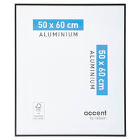 BILDERRAHMEN 50/60 cm  - Schwarz, Basics, Metall (50/60cm) - Nielsen