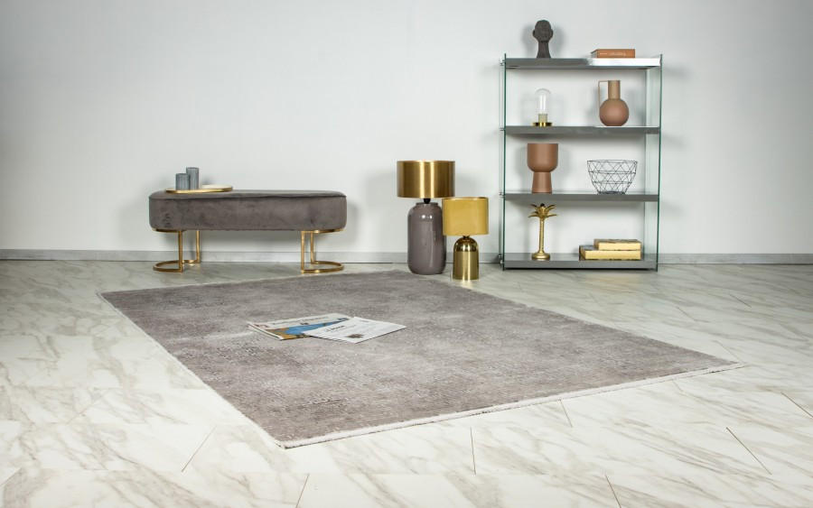 TKANA PREPROGA      120/170 cm    tkano  srebrne barve  - srebrne barve, Basics, umetna masa/tekstil (120/170cm) - Pierre Cardin