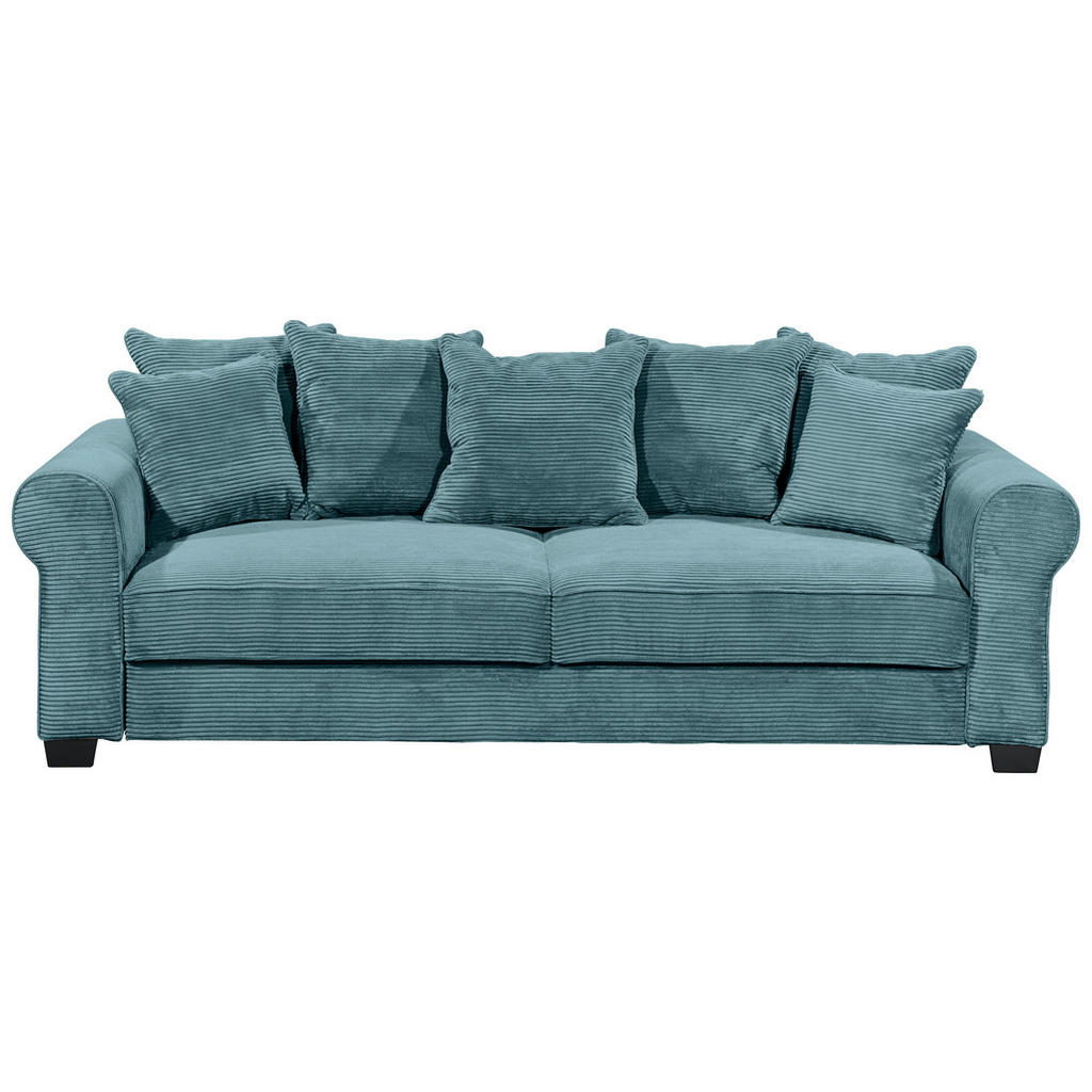 Schlafsofa Maureen, Azurblau B: 247 Cm