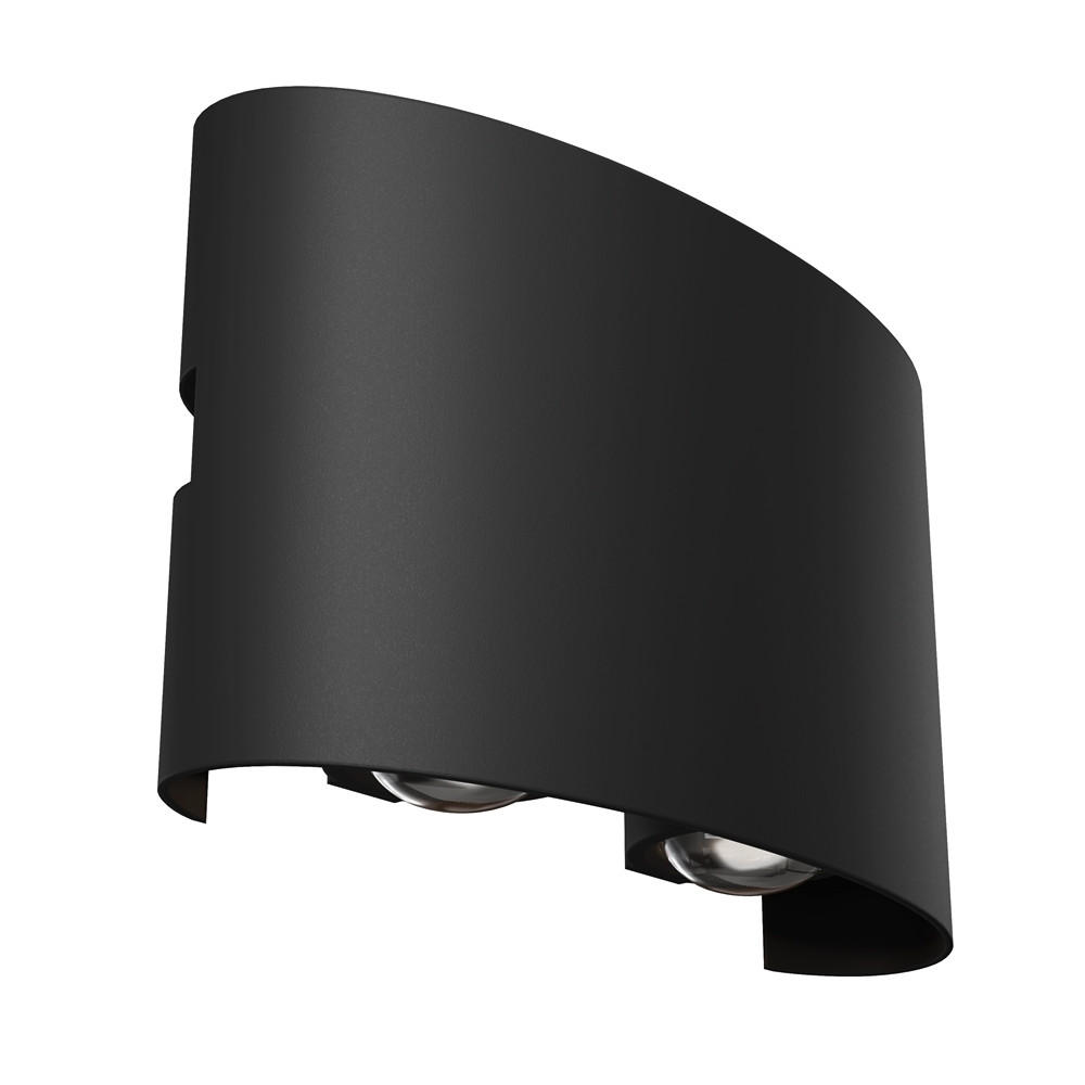 AUßENLEUCHTE 12/3,7/8 cm   - Schwarz, MODERN, Metall (12/3,7/8cm) - MAYTONI