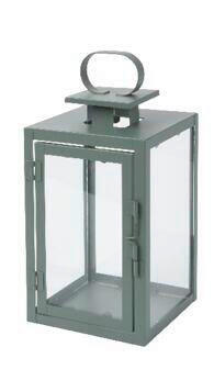 LAMPÁŠ kov, sklo - zelená, Basics, kov/sklo (12/25/12cm) - Ambia Home