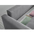 SCHLAFSOFA in Textil, Holzwerkstoff Grau - Pink/Silberfarben, Design, Holzwerkstoff/Kunststoff (250/87/129cm) - Carryhome SCHLAFSOFA in Textil, Holzwerkstoff Grau - Pink/Silberfarben, Design, Holzwerkstoff/Kunststoff (250/87/129cm) - Carryhome