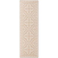 LÄUFER 80/250 cm Duet  - Sandfarben/Weiß, Design, Kunststoff (80/250cm) - Hanse Home