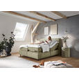 BOXSPRINGBETT 200/200 cm  in Hellgrün  - Schwarz/Hellgrün, KONVENTIONELL, Textil/Metall (200/200cm) - Dieter Knoll