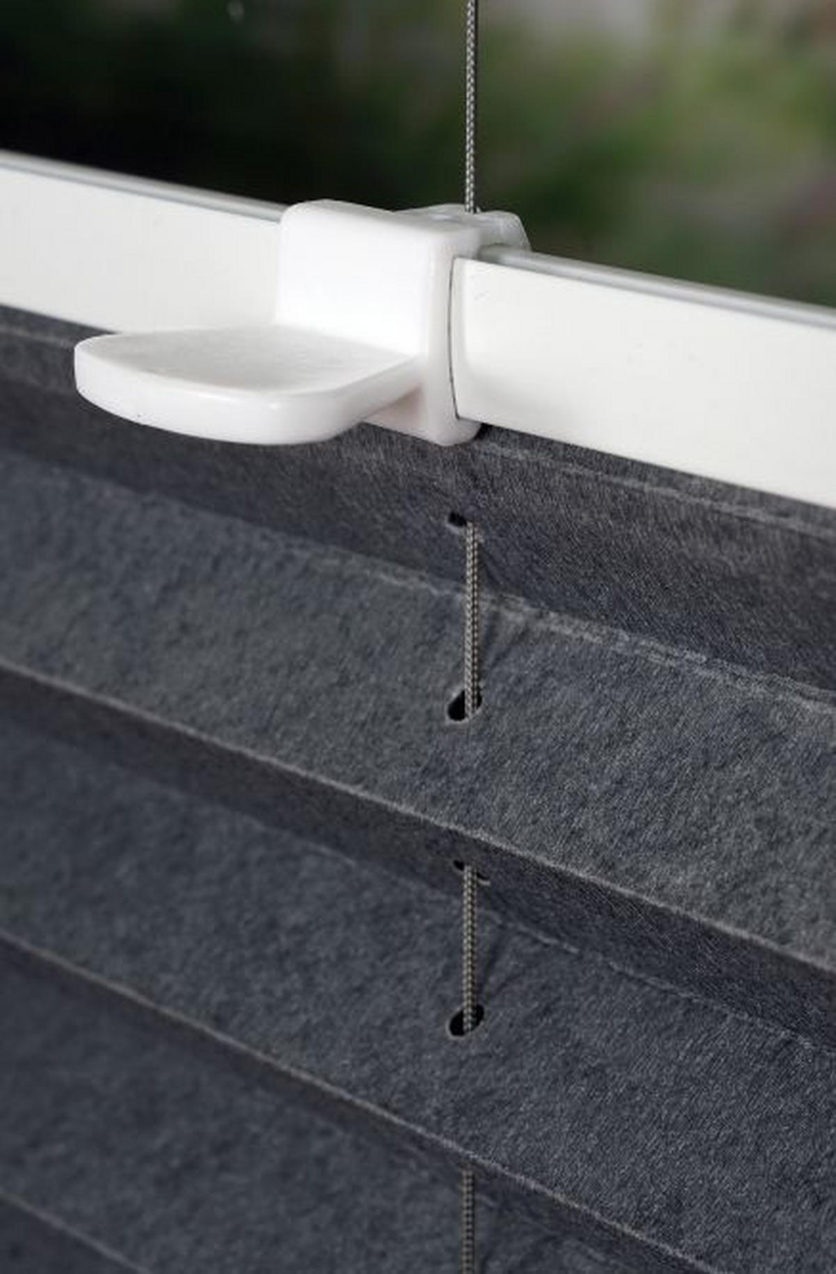 PLISSEE 50/130 cm  - Hellgrau, Basics, Textil (50/130cm) - Boxxx