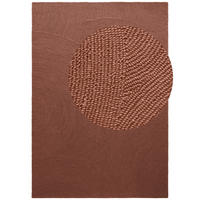 WOLLTEPPICH 80/150 cm Calmio Rotbraun rechteckig  - Rotbraun, Basics, Textil (80/150cm) - Hanse Home