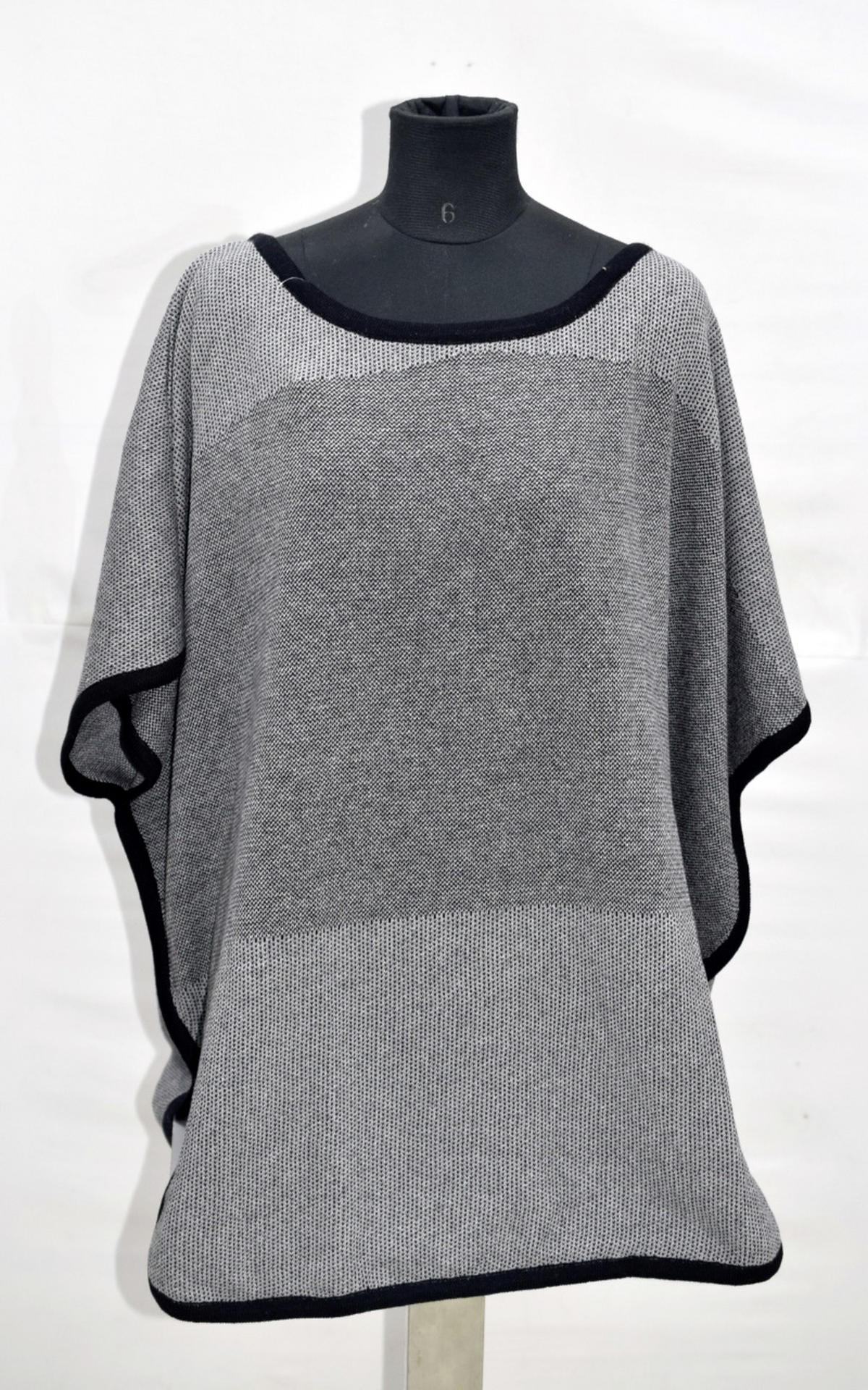 PONČO  - siva, Osnovno, tekstil (75/95cm) - Novel