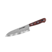 NOŽ SANTOKU  KAIJU 31/4,8/1,6 cm           jeklo - srebrne barve/rjava, Basics, kovina/les (31/4,8/1,6cm) - Samura