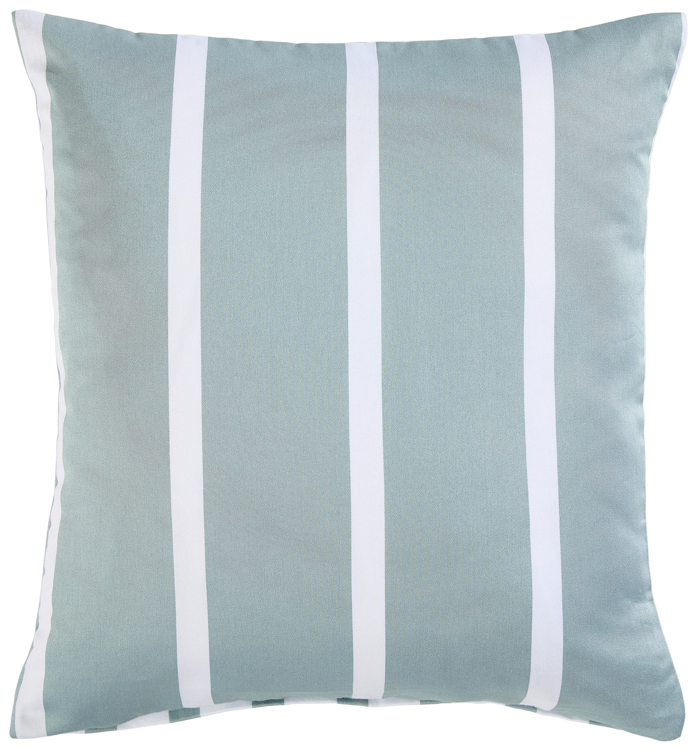KISSENHÜLLE GENTANO 40/40 cm - Salbeigrün/Weiß, Design, Textil (40/40cm) - Janine