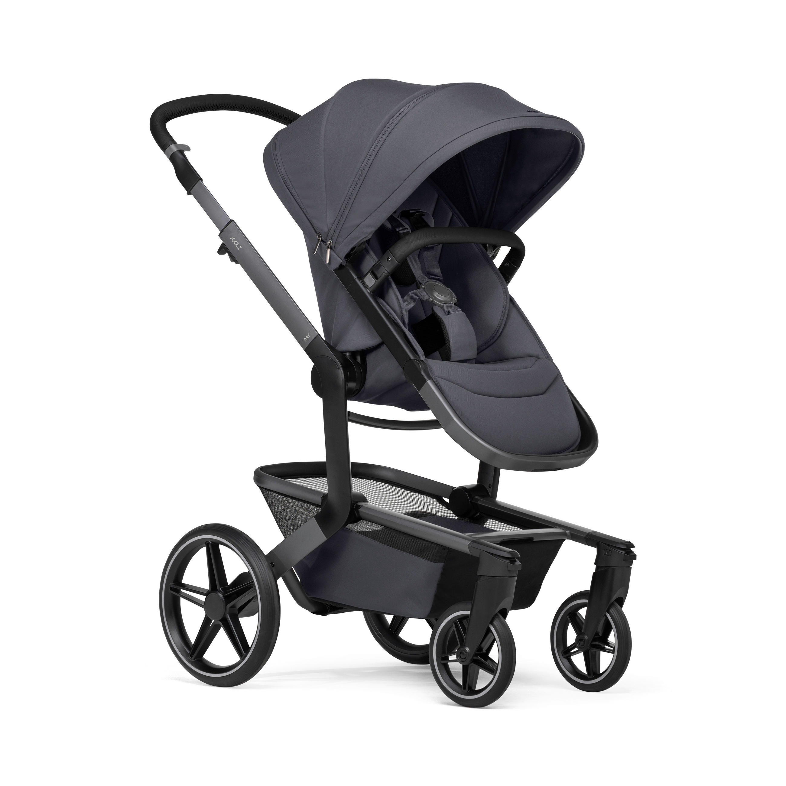 KINDERWAGEN  Day 5  Stone Grey  - Grau, Basics, Textil/Metall (94/60/113cm) - Joolz