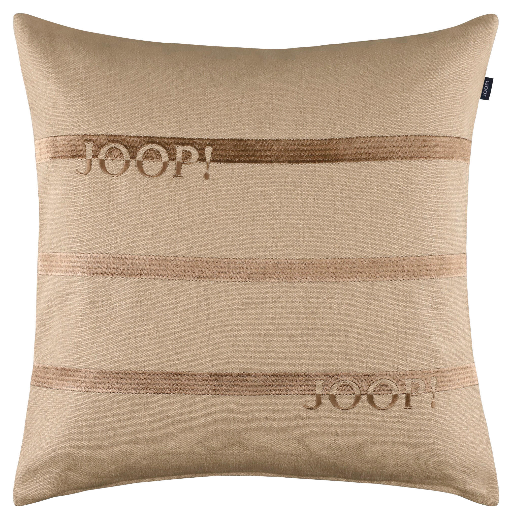 KISSENHÜLLE J!Trace nude 50/50 cm  - Cognac/Sahara, Design, Textil (50/50cm) - Joop!