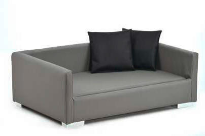 HUNDESOFA - Schwarz/Grau, KONVENTIONELL, Textil (70/40/20cm)