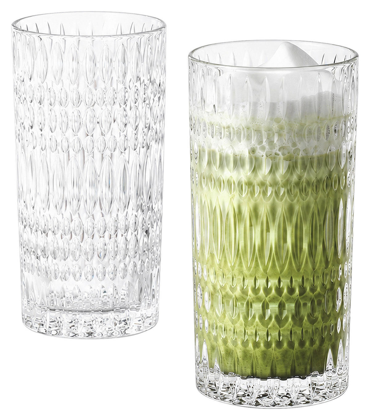 BECHERSET ETHNO MATCHA 4-teilig  - Klar, Basics, Glas (422ml) - Nachtmann