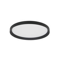 LED-DECKENLEUCHTE Ringlede 40/7 cm   - Schwarz, KONVENTIONELL, Kunststoff/Metall (40/7cm)