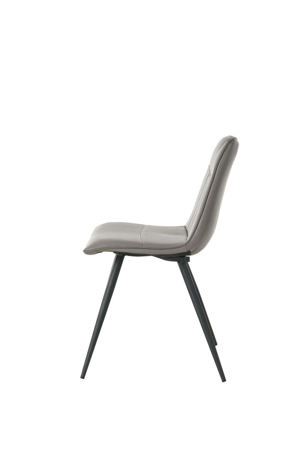 STOLICA  smeđa  drvo, metal, tekstil      - smeđa/crna, drvo/metal (46/88/53cm)