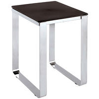 BADHOCKER - Chromfarben/Anthrazit, Basics, Kunststoff/Metall (36/45,5/35cm)