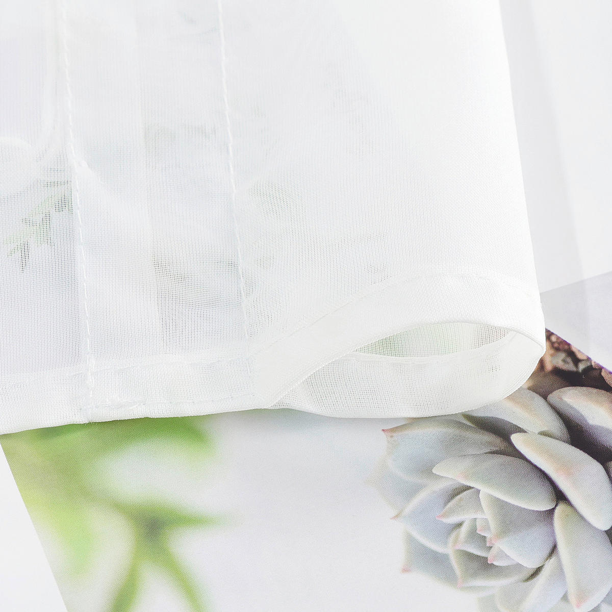 FALTROLLO  transparent  60/140 cm    - Weiß Hochglanz, Basics, Textil (60/140cm)