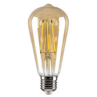 LED FILAMENT SIJALICA - boja ćilibara, Osnovno, staklo (6.4/14,3cm)