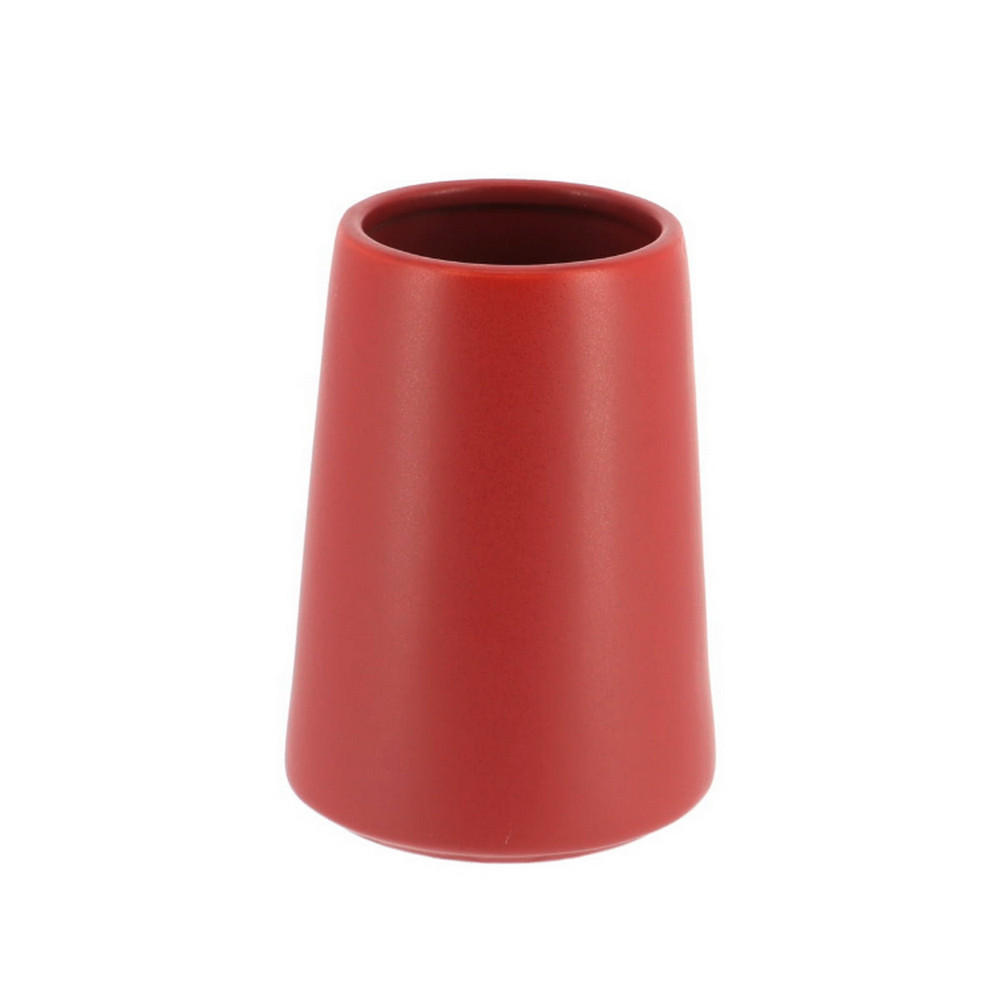 DRŽAČ ČETKICA ZA ZUBE bordo keramika GRES - bordo, Basics, keramika (6.5/11.5cm) - Homeware