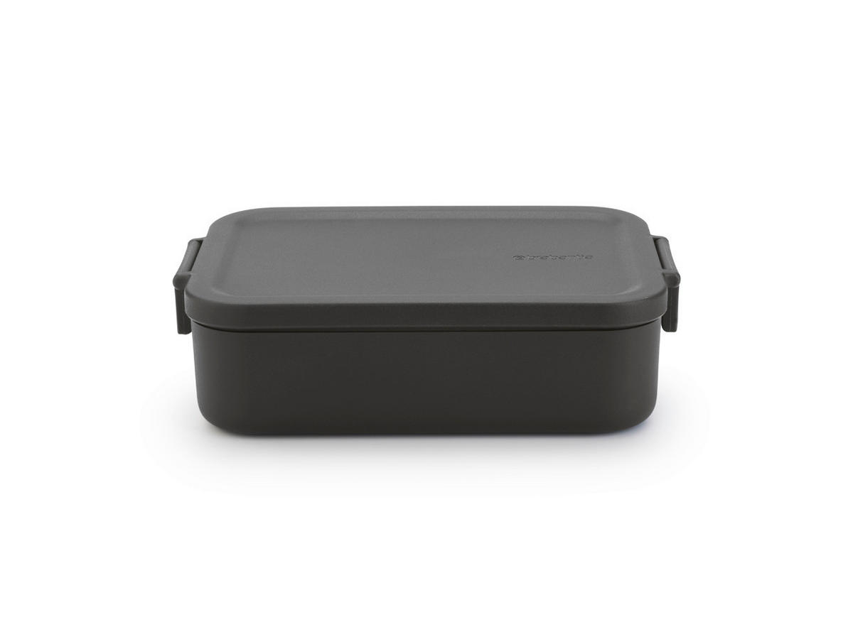 KRABIČKA NA OBĚD  plast  - tmavě šedá, Basics, plast (20/5.5/13.5cm) - Brabantia