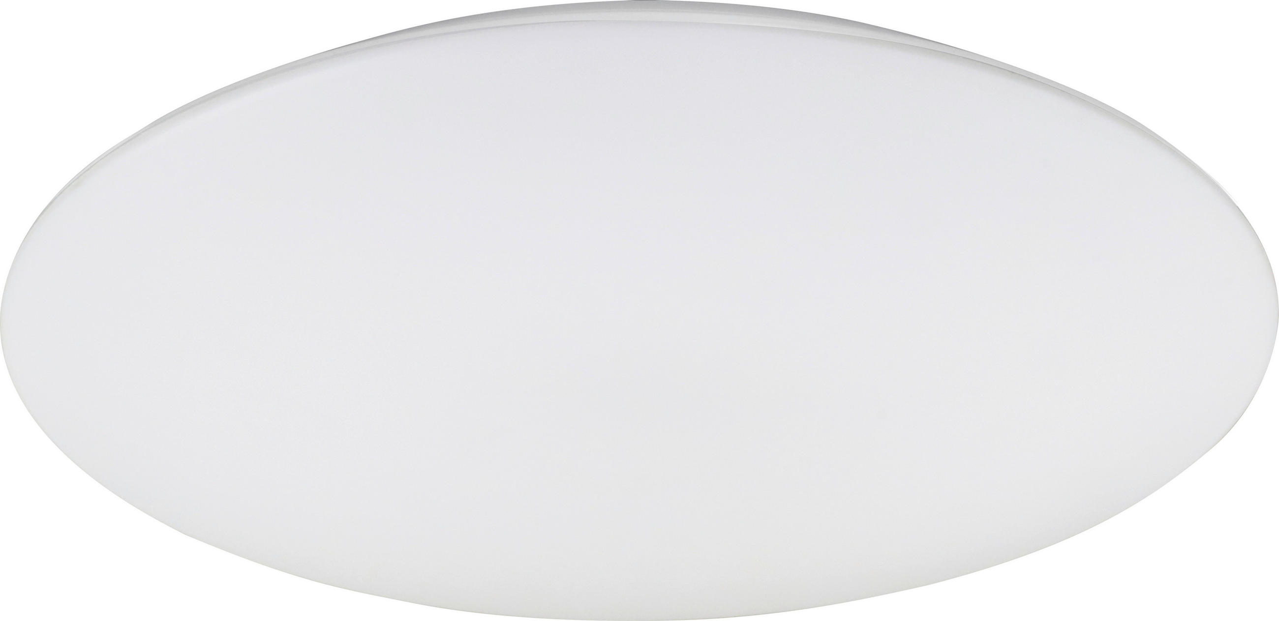 LED-DECKENLEUCHTE RIMINI CCT 38/5,9 cm  - Weiß, Design, Kunststoff (38/5,9cm)