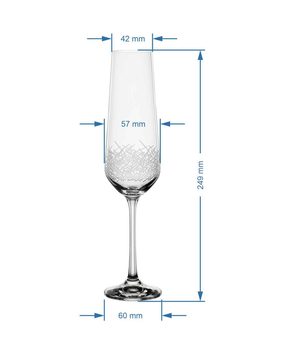 SEKTGLAS 200 ml  - Klar, KONVENTIONELL, Glas (0,20l) - Bohemia
