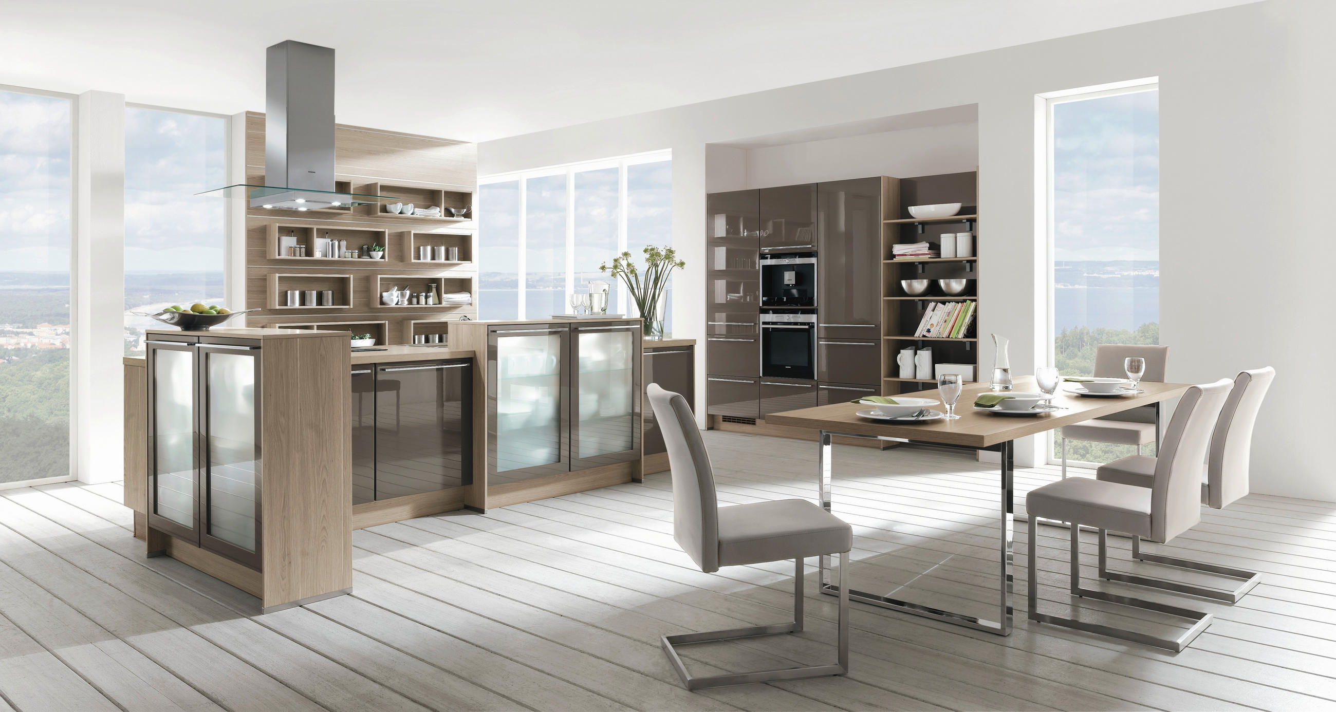 KUCHYNĚ NA MÍRU LUIGI - Design, kompozitní dřevo - Celina