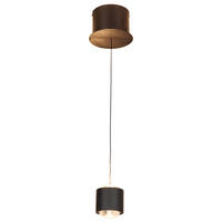 LED FÜGGŐLÁMPA 14/170 cm  - fekete, Design, műanyag/fém (14/170cm) - Novel