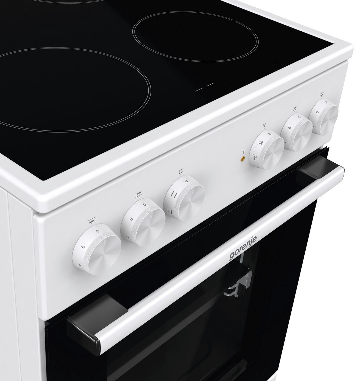 HERD GEC5A21WG  - Weiß, Basics, Glas/Metall (50/85/59,4cm) - Gorenje