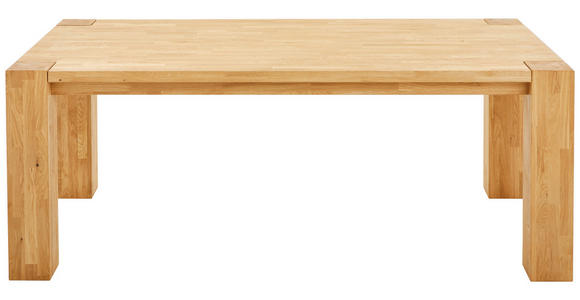 ESSTISCH Wildeiche massiv rechteckig Eichefarben  - Eichefarben, Design, Holz (200/100/75cm) - Linea Natura
