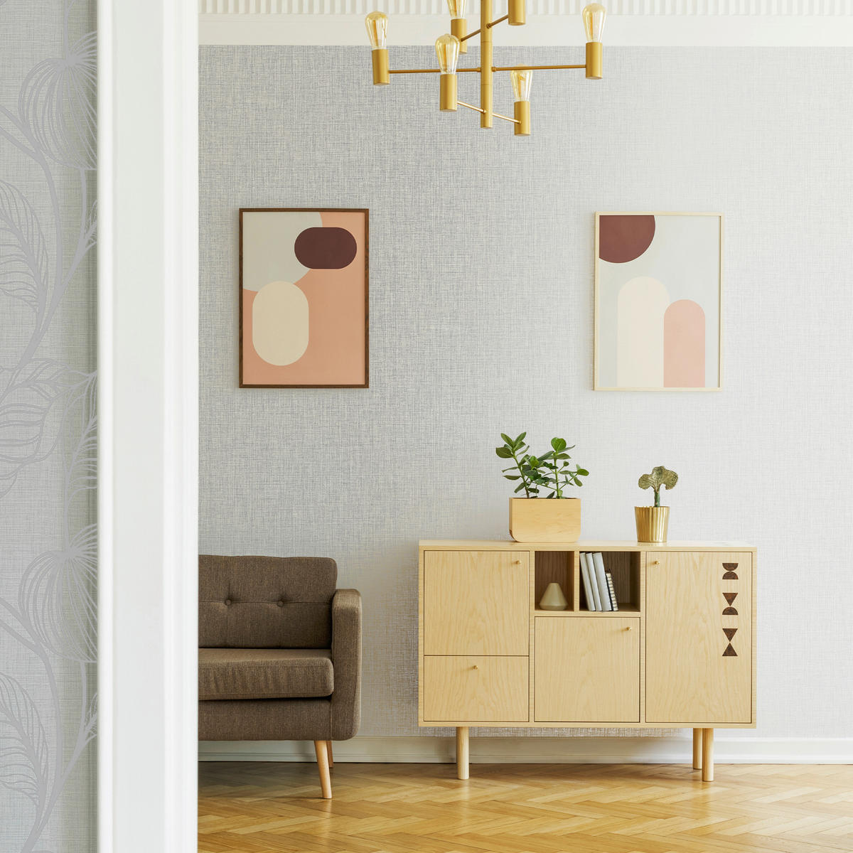 VLIESTAPETE  - Grau, Basics, Papier/Kunststoff (52/1000cm) - Xora