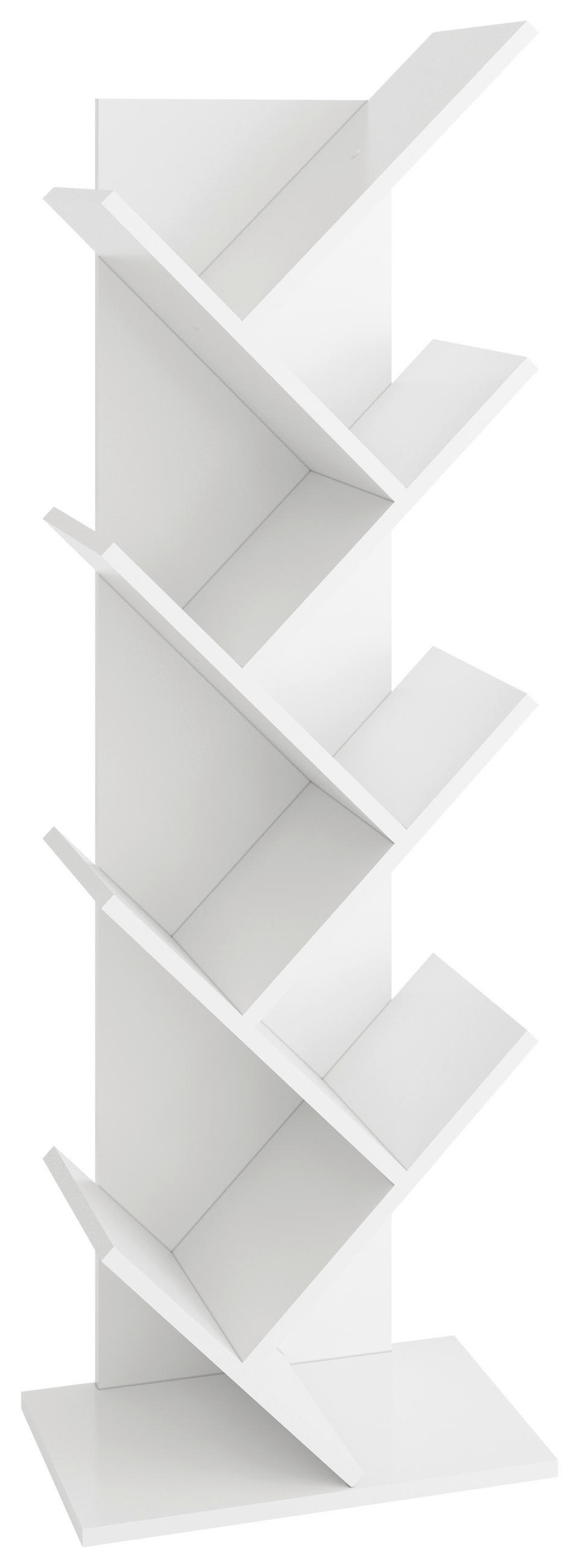 REGÁL, bílá, 42/125/26 cm - bílá, Konvenční, kompozitní dřevo (42/125/26cm) - MID.YOU
