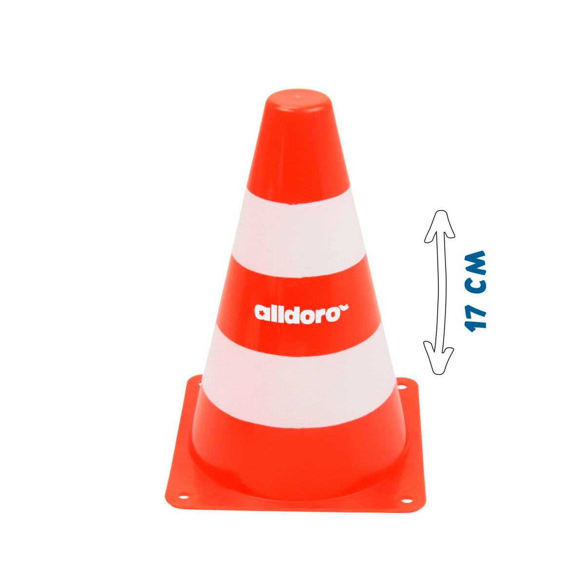 PYLONE - Orange/Weiß, Basics, Kunststoff (20,5/12/12cm) - alldoro