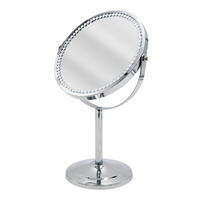SCHMINKSPIEGEL 20/30/18,5 cm  - Chromfarben, Basics, Glas/Metall (20/30/18,5cm) - Sadena