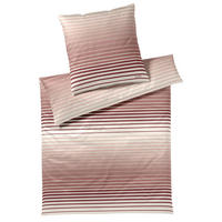 BETTWÄSCHE J! Shutter Makosatin 200/200 cm  - Rot, Design, Naturmaterialien/Textil (200/200cm) - Joop!