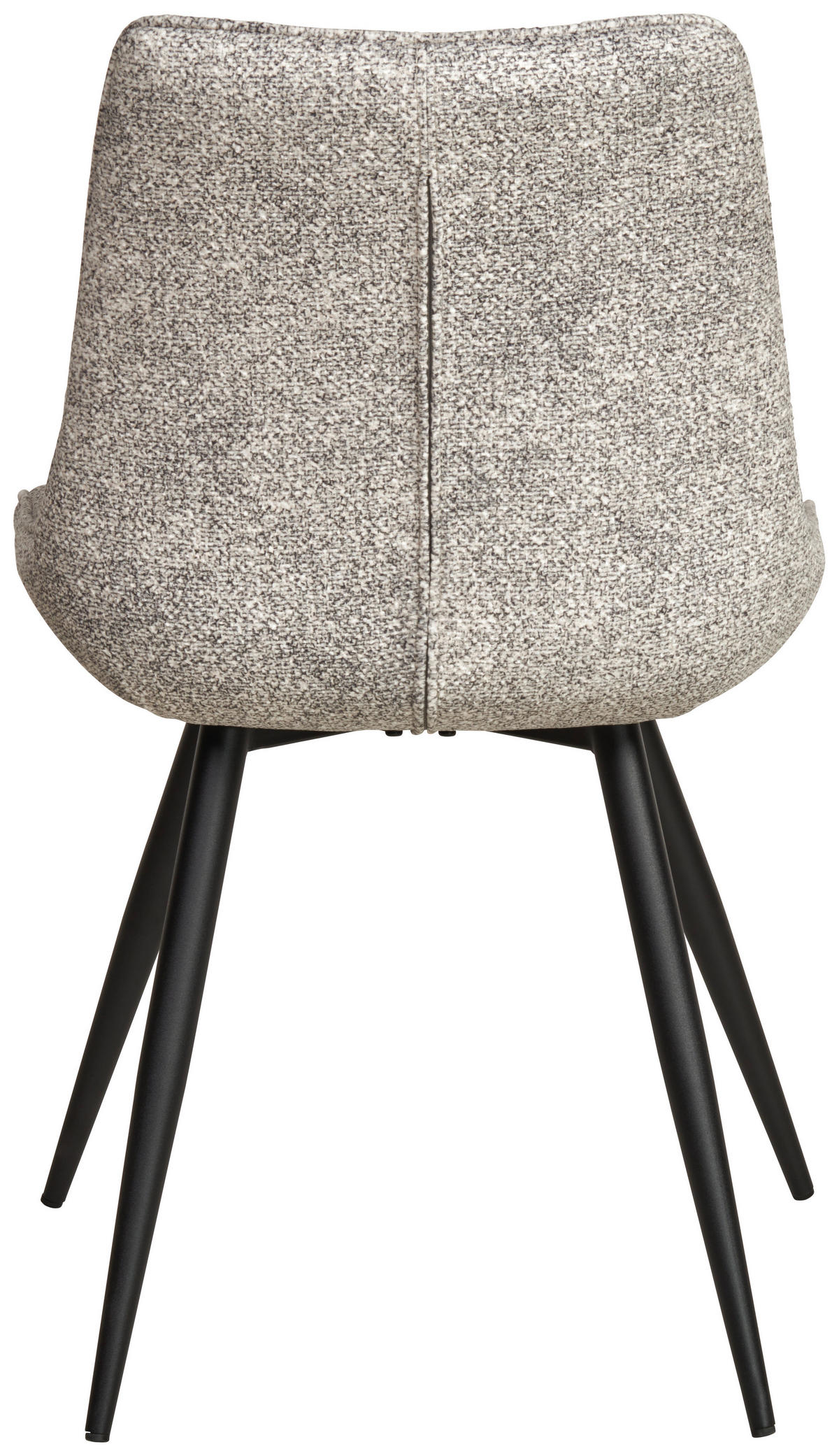 STUHL  in Eisen Leinenoptik Holz, Metall, Textil  - Beige/Schwarz, KONVENTIONELL, Holz/Textil (54/88/61,5cm) - MID.YOU