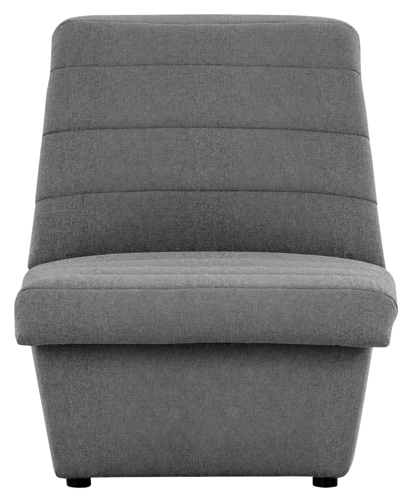 SESSEL Webstoff Graubraun    - Graubraun/Schwarz, Design, Kunststoff/Textil (72/92/103cm) - LOOKS by W.Joop