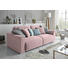 SCHLAFSOFA in Textil, Holzwerkstoff Pink - Pink/Silberfarben, Design, Holzwerkstoff/Kunststoff (250/87/129cm) - Carryhome SCHLAFSOFA in Textil, Holzwerkstoff Pink - Pink/Silberfarben, Design, Holzwerkstoff/Kunststoff (250/87/129cm) - Carryhome