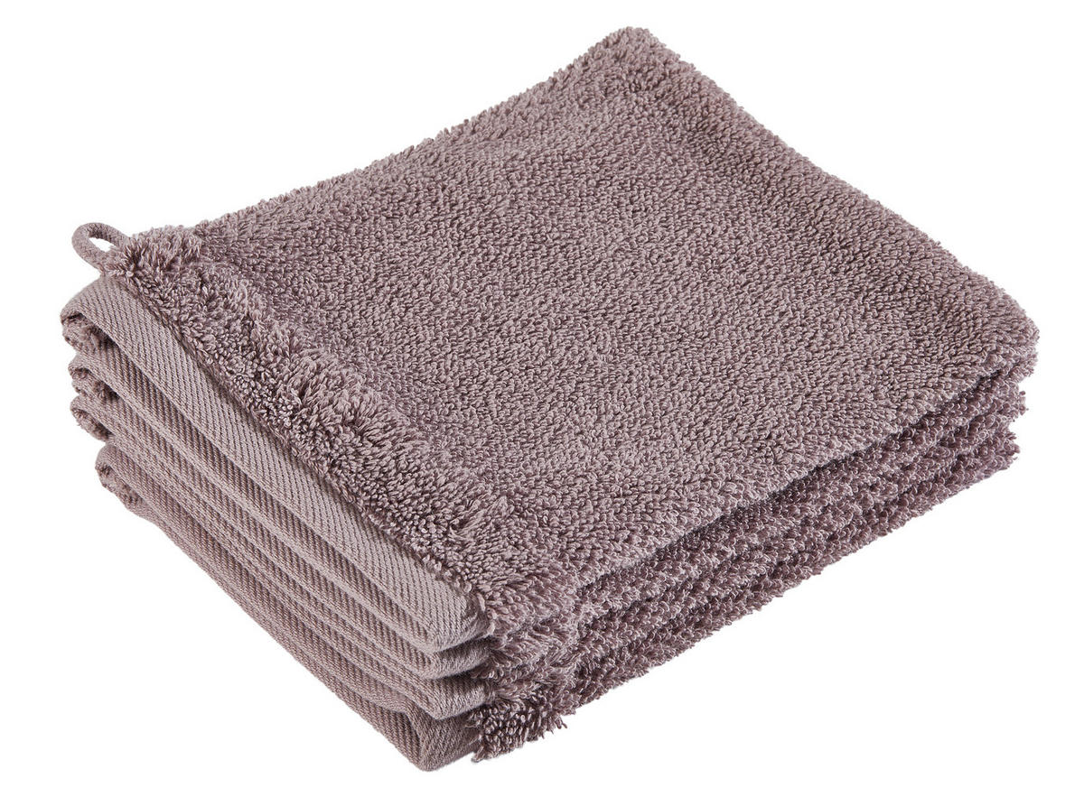 WASCHLAPPEN BONITA Altrosa 4-teilig  - Altrosa, Basics, Textil (16/21cm) - Bio:Vio