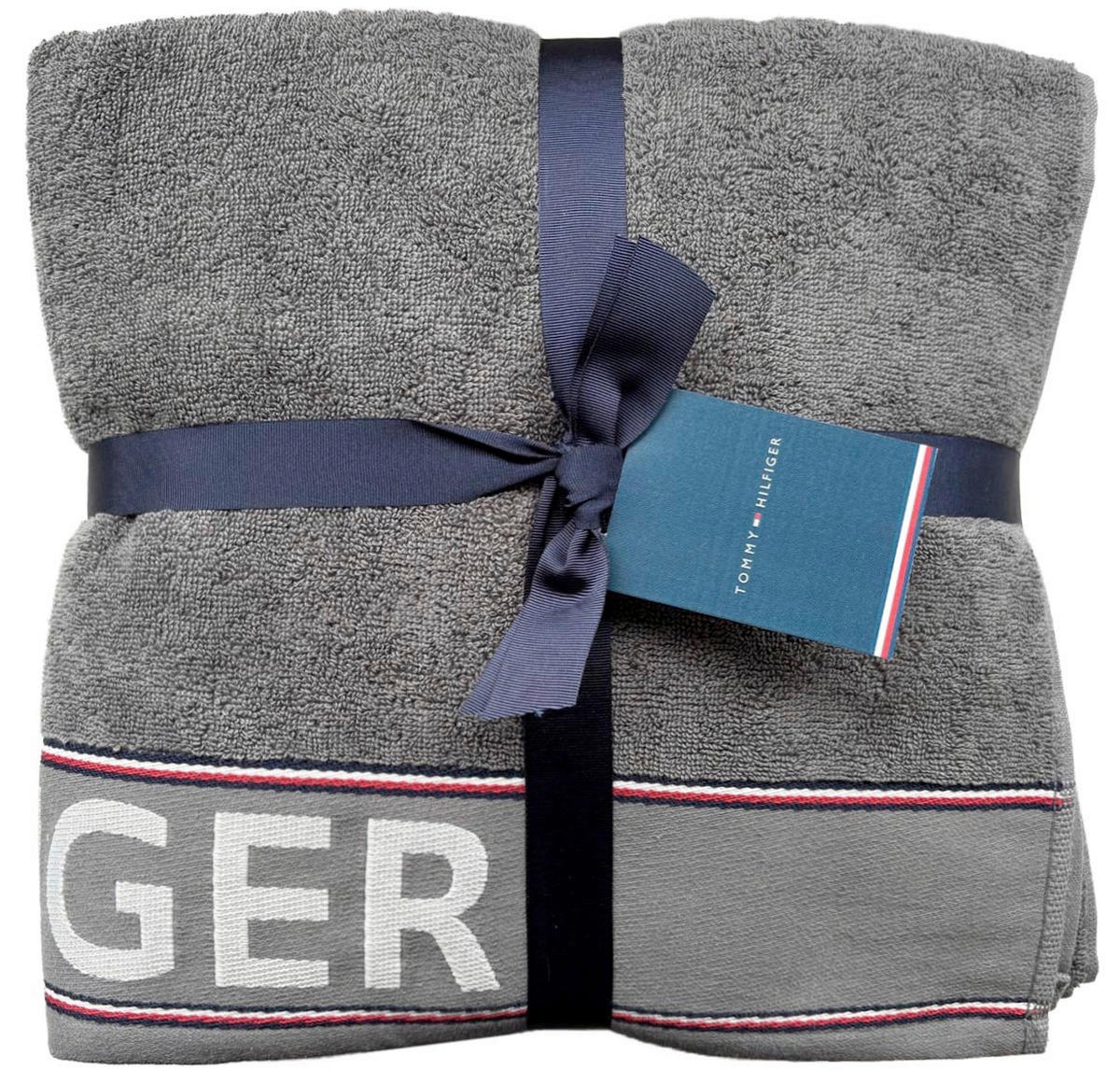 FROTTIERSET Degree Grau 5-teilig  - Grau, Basics, Textil - Tommy Hilfiger