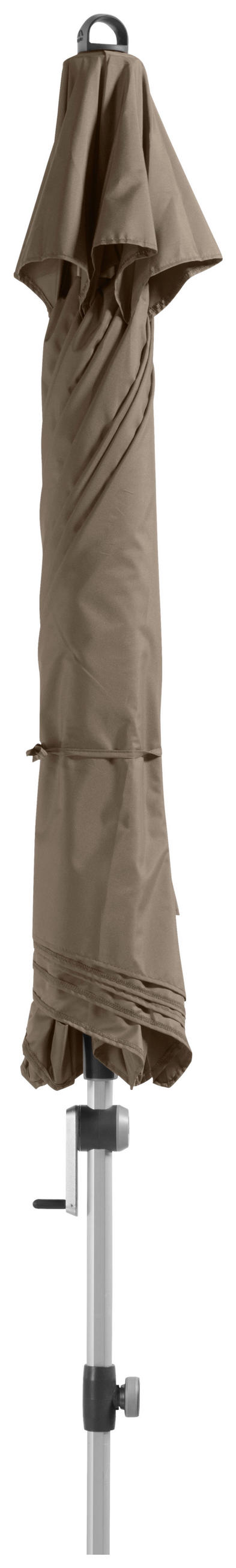 SONNENSCHIRM 280 cm Greige  - Greige/Silberfarben, Basics, Textil/Metall (280/280cm) - Doppler