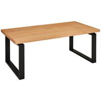 COUCHTISCH in Holz, Metall, Holzwerkstoff 115/60/42,5 cm  - Schwarz/Naturfarben, Design, Holz/Holzwerkstoff (115/60/42,5cm) - MID.YOU