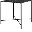 BEISTELLTISCH 40/40/40 cm Schwarz quadratisch  - Schwarz, Trend, Stein/Metall (40/40/40cm) - Landscape