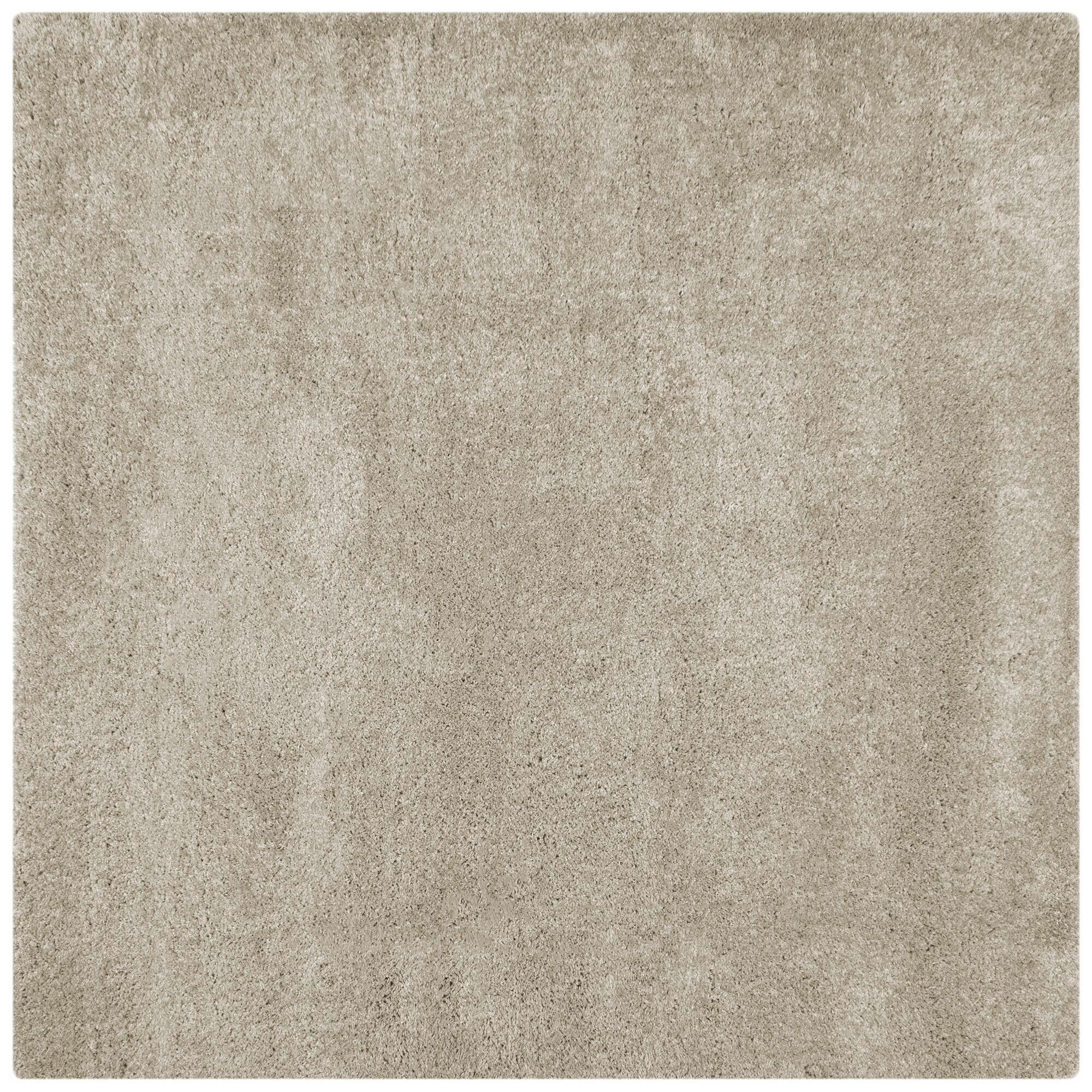 Flair Rugs Shaggy Flair Rugs Creme, Beige 200x200 cm