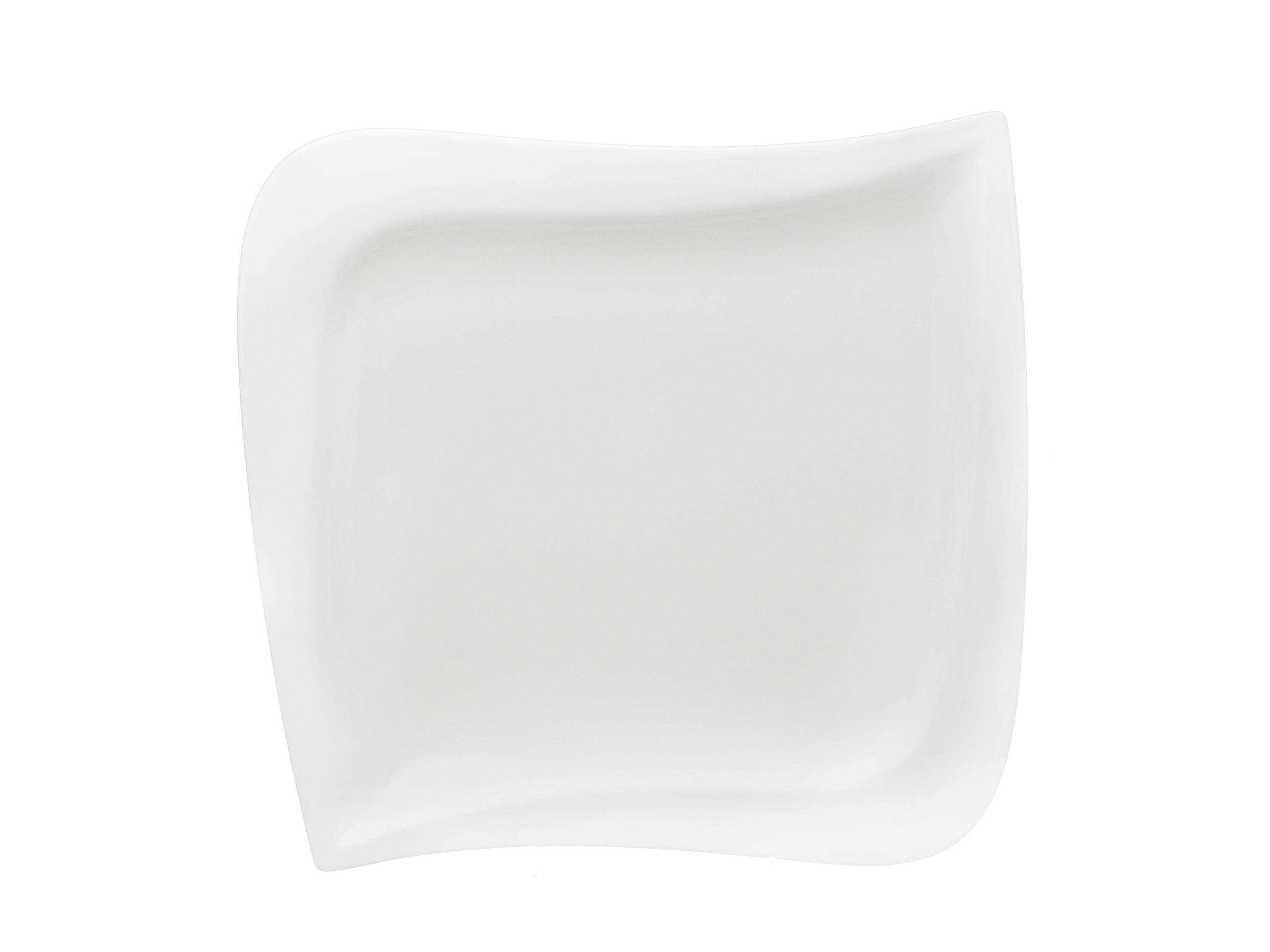 KÍNÁLÓTÁL  29,6/29,6 cm   - fehér, Basics, kerámia (29,6/29,6cm) - Novel