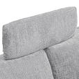 ECKSOFA Grau Chenille  - Schwarz/Grau, KONVENTIONELL, Textil/Metall (291/153cm) - Hom`in